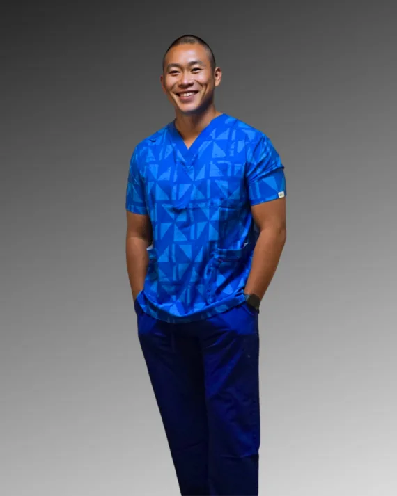 Ocean Blue Men and Women Nurse's Scrubs